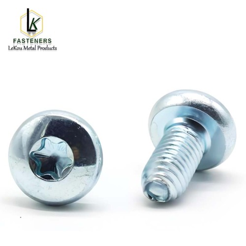 Tornillos autorroscantes autoblocantes trilobulares de cabeza plana Torx