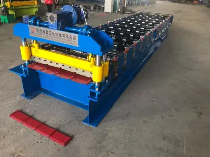 colored steel roof tiles making forming machine