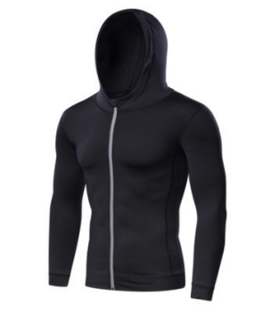 Autumn Winter Men's Sports Fitness Running Hoodies with OEM Logo