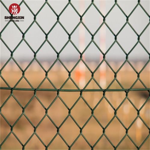 6x12 Chain Link Fence Panels Pvc Coated Galvanized Steel Wire Chain Link Fencing Factory