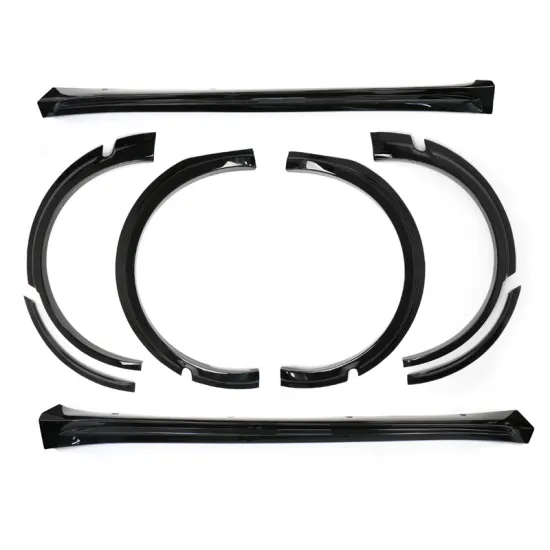 Carbon Fiber Surround Kit for Tesla Model Y: Widened Side Skirt for Wide Body Modification