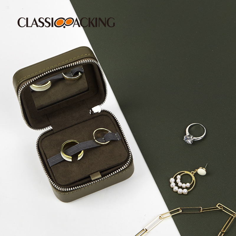 Wholesale Sublimation Blanks: High Quality Classic PU Zipper Box for Data Cable, Headphone, and Jewelry Storage