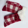 Custom fleece cotton lounge socks