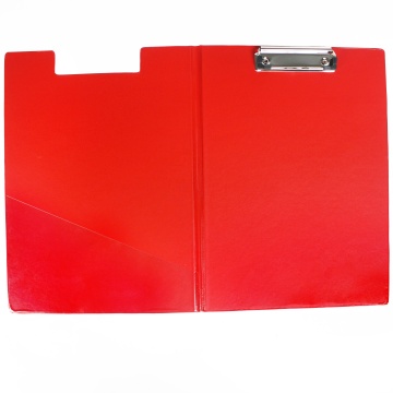 Custom Design Natural Color A4 Foldable Clipboard with Flat Clip