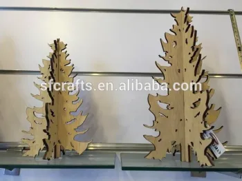 2015 new style wooden Christmas tree foldable tree