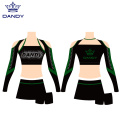 Teamprestaasjes cheerleaderuniformen mei rhinestones