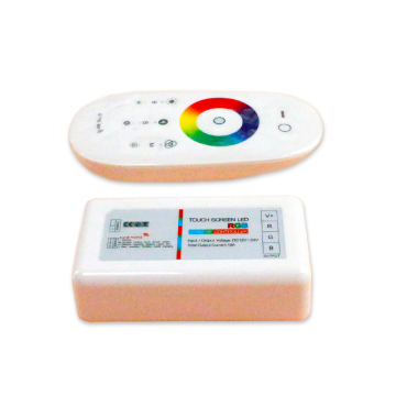 2.4G RF RGB RGB LED CONTROLERSO - DC12-24V 6A Pantalla táctil Cumplimiento de la pantalla táctil PWM de 12V/24V LED CONTROL