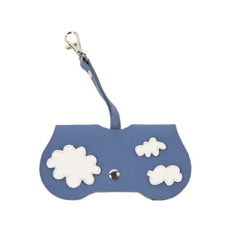 Wholesale Women Personalized  Foldable Sun Glasses Pouch Case Pu Leather Cute Soft Sunglasses Pouch Case