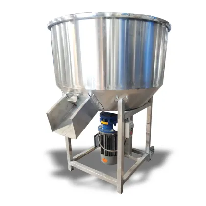France Rural Farmers Feed Powder Vertical Electric Stainless Steel Mixer