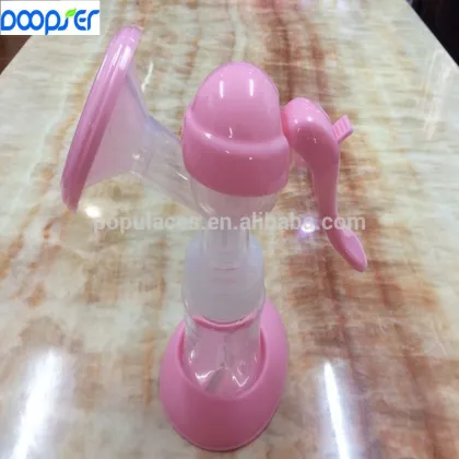 Doopser manual comfort silicone breast pump manual breast milk pump with baby feeding bottle