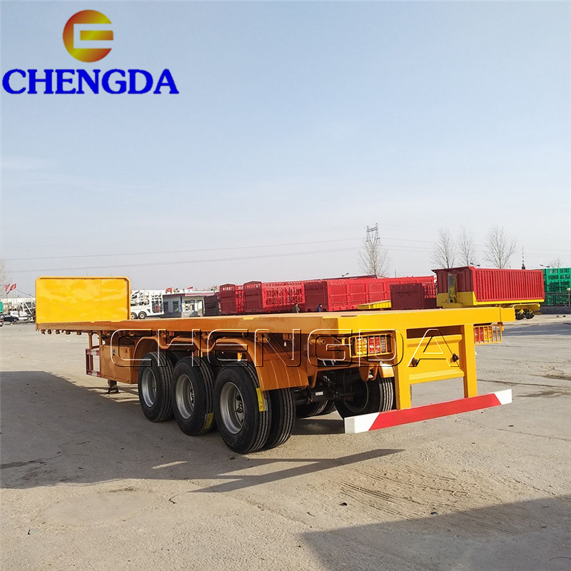 3 Axles Flatbed Trailer