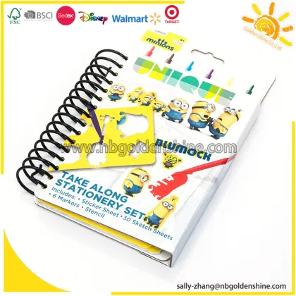 The Minions Take Along Sketch book