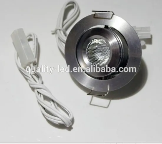 Aluminum mini 12 volt 1 watt led ceiling light