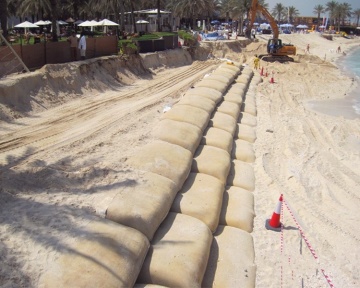 600gsm Non Woven Geotextile Sand Bags for Coastal Protection