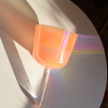 Orange Clear Quartz Crystal Handle Singing Bowl