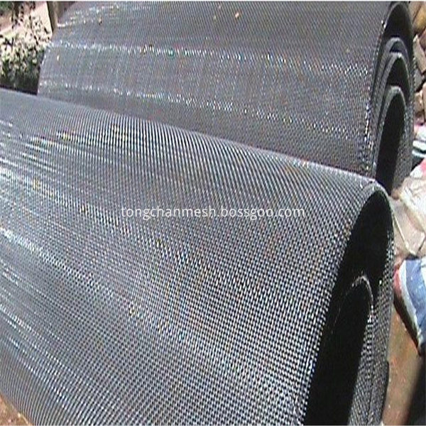 crushing crimped wire mesh screen