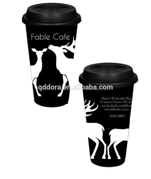 Coffee Mug Ceramic 16 ounce With lid