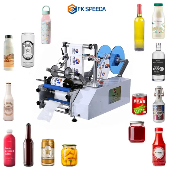 Portable Label Sticker Machine: Round Label Pasting and Manual Bottling Labeling Solution