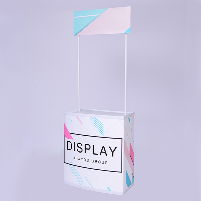 Display Plastic Exhibition Stand Promotion Table