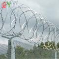 PVC Coated Concertina Razor Wire Razor Barbed Wire