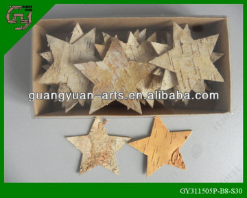 nature star shaped small crafts pieces Christmas