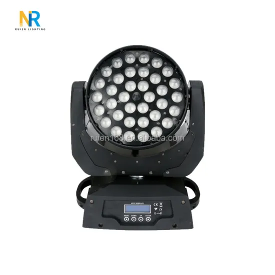 36pcs 12W RGBW 4in1 LED Zoom Moving Head Wash DMX512 Light for DJ Disco Club Bar