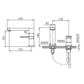 Oniiri Deck Mount Single Lever Basin Mixer