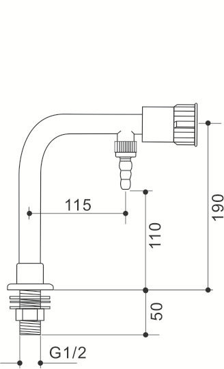 Single Outlet Tap