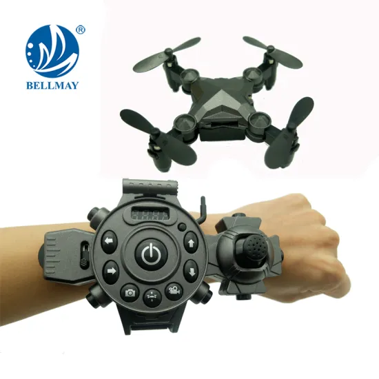 2.4GHz 6 Axis Mini Foldable and Wrist Wearable Watch Drone with WIFI FPV