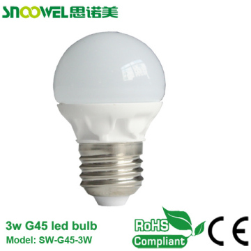 Smd E27 3w Ceramic G45 Led Globe 