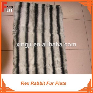 Chinchilla Design Rex Rabbit Fur Plate