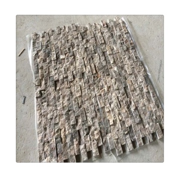Dark Emperador Brown Cultural Stone Mosaic Price for Kitchen Backsplash