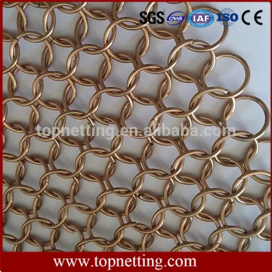 Decorative Metal Ring Screen Curtain Mesh