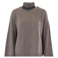 Modedamen Brown Pullover Großhandel