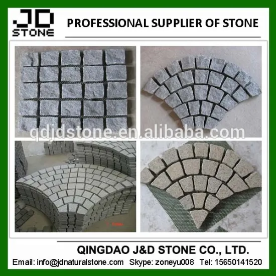 grey granite interlocking paving stones in low price