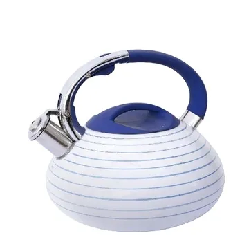 304 Stainless Steel Whistle Kettle with Silicon Handle and Ni Face