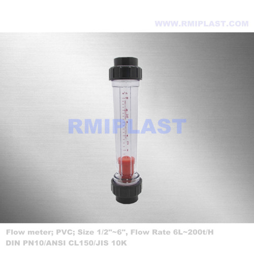 Medição de medidor de fluxo de flutuação de plástico 5L/h a 200m3/h