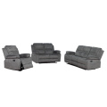 New Design Velvet Fabric Recliner Sofa Set