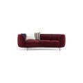 Ciemnobrązowa wygodna luksusowa sofa Chesterfield Sofa