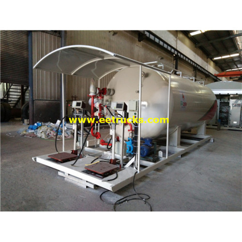 25cbm Mobile Propane Skid Điền Trạm