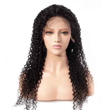 Transparent Lace Front Wig Human Hair 360 Lace Frontal Straight Glueless Brazilian Wig