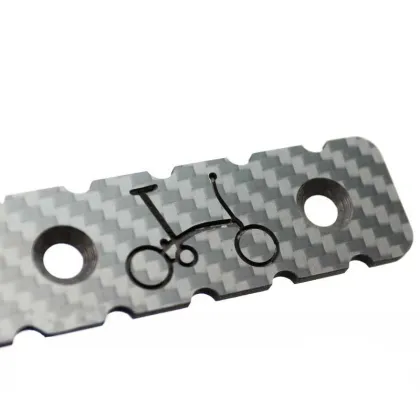 4 pcs / set Ultralight Brompton 3K Carbon Pedal Plate for Brompton Folding Bike MKS Pedal Bicycle Pedal