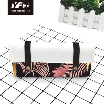 Custom tropical flavor style PU leather pencil case & bag handbags multifunctional bag