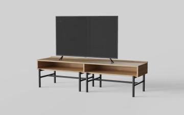 TV-Konsole Holz Metall KD Design Levia