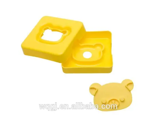 Creative Wholesale Plastic Bear Sandwich Cutter Cake Mold DIY Pocket Bread Cutter