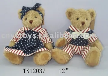 Plush Patriotic Bear