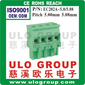 5.0mm / 5.08mm Pluggable terminal block manufacturer/supplier/exporter - China ULO Group