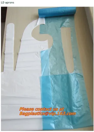 Plastic disposable kitchen pe apron, disposable, aprons, LDPE apron, HDPE apron, PE apron