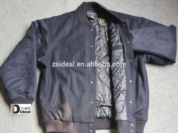 Wool Fabric custom fashion padding jacket