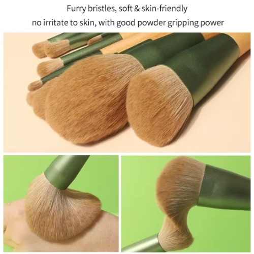 Makeup Brushes Using Step